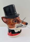 Babbacombe Pottery - Hunting Fox String holder - Red