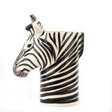 Quail Ceramics Zebra Kitchen/Desk Utensil Pot