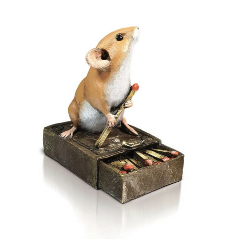 Mouse With Match Box From The Richard Cooper Studio