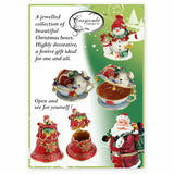 Craycombe Trinkets Santa Painting Baubles Trinket Box