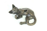 Cat On It's Back From Oriele Bronze