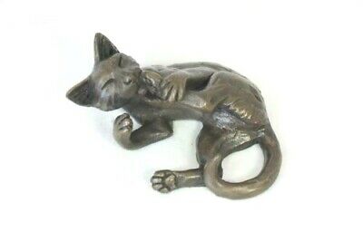 Cat On It's Back From Oriele Bronze