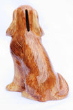 Quail Ceramics: Money Box: Cocker Spaniel - Gold