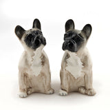 Quail Ceramics Fawn French Bulldog Salt And Pepper Pots