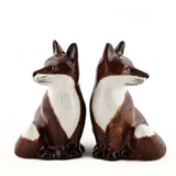 Quail Ceramics Fox Salt & Pepper Pots