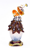 Peacock On Vase Trinket Box From Juliana’s Treasured Trinkets