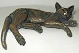 Shelf Cat Figure From Oriele Bronze