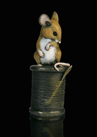 Mouse On Cotton Reel From The Richard Cooper Studio