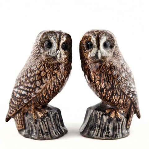 Quail Ceramics Tawny Owls Salt And Pepper Pots