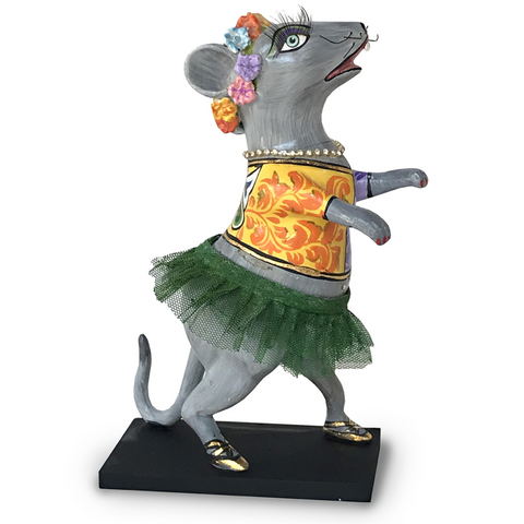 Lissy The Dancing Mouse In Green Tutu From Tom's Drag Company