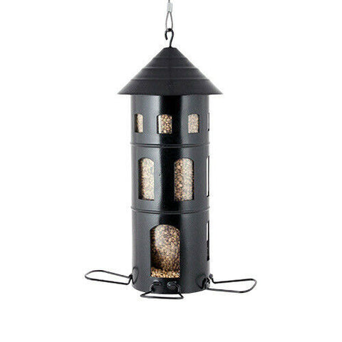 Wildlife Garden Combi Birdseed Feeder - Black