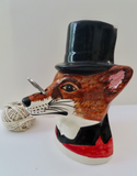 Babbacombe Pottery - Hunting Fox String holder - Red