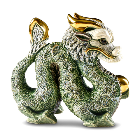 De Rosa Green Chinese Dragon Ltd Edition Figurine
