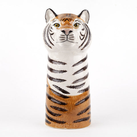 Quail Ceramic Flower Vase Tiger