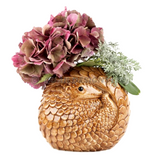 Quail Ceramic Flower Vase Pangolin