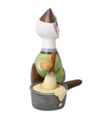 Rosina Wachtmeister Cat Cuoco laborioso is busy cooking