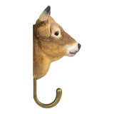 Hand Carved Wooden Alpine Cow With Hook By Wildlife Garden