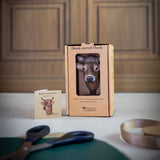 Hand Carved Wooden Alpine Cow With Hook By Wildlife Garden