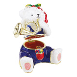 Teddy Bear with Bugle Trinket Box By Craycombe