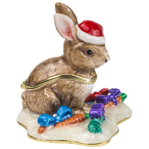Bunny and Carrots Trinket Box By Craycombe