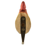 Hand Carved Wooden Cockerel With Hook By Wildlife Garden