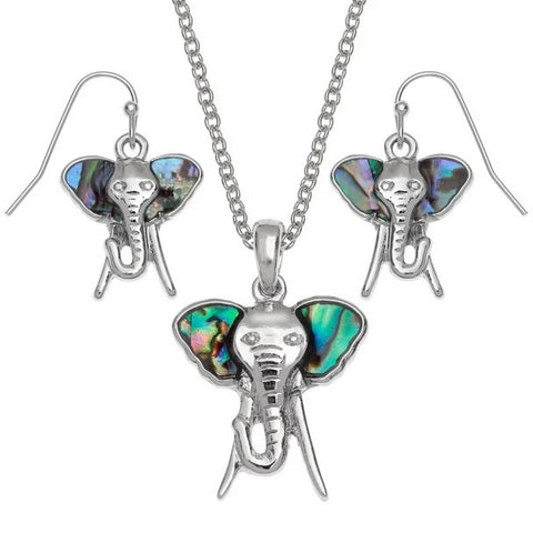 Elephant Necklace And Earrings By Tide Fashion Jewellery