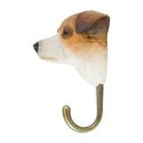 Hand Carved Wooden Jack Russell With Hook By Wildlife Garden