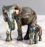 Elephant And Calf Trinket Box From Juliana Treasured Trinkets