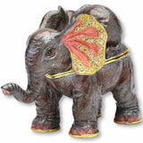 Elephant With Calf On Back Trinket Box From Juliana Treasured Trinkets