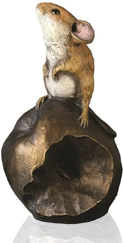 Mouse On Apple Cold Cast Bronze From Richard Cooper Studio 221BR