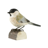 Carved Wooden Marsh Tit By Wildlife Garden