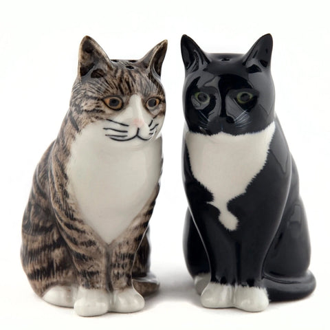 Quail Ceramics Salt And Pepper Pot Cats Millie And Julius
