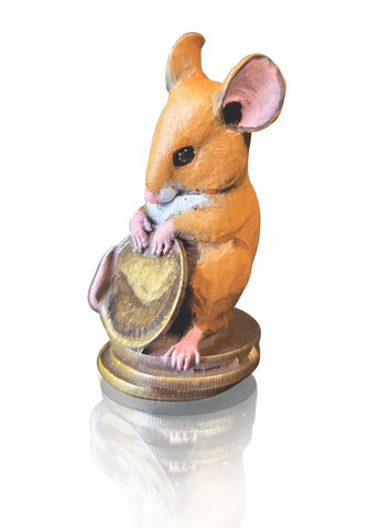 Mouse Penny For Your Thoughts Cold Cast Bronze From Richard Cooper Studio 269BR