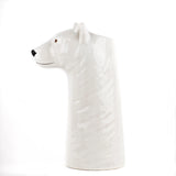 Polar Bear Flower Vase By Quail Ceramics