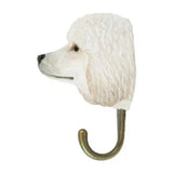 Hand Carved Wooden Poodle With Hook By Wildlife Garden