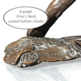 Mouse With Butterfly Bronze Sculpture Limited Edition Of 150 From Richard Cooper Bronze