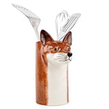 Red Fox Utensil Pot By Quail Ceramics