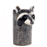 Racoon Utensil Pot By Quail Ceramics
