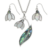 Snowdrop Necklace And Earrings By Tide Fashion Jewellery