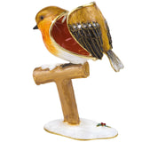 Robin On Spade Trinket Box By Craycombe