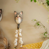 Tabby Cat With Hook By Wildlife Garden