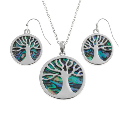 Tree Of Life Necklace And Earrings By Tide Fashion Jewellery