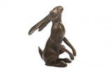 Hot Cast Foundry Bronze Moongazing Hare By Oriele Bronze