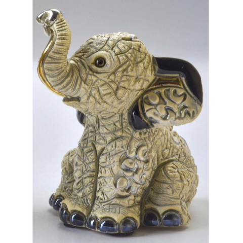 De Rosa Rinconada Baby Indian Elephant Figurine