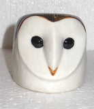 Quail Ceramics: Face Egg Cup: Barn Owl