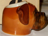Quail Ceramics: Face Eggcup: Boxer Dog