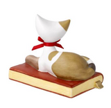 Rosina Wachtmeister Lettura - Cat on Book with Swarovski® Star