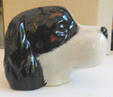 Quail Ceramics - Face Egg Cup - Cavalier King Charles Spaniel Multi-coloured