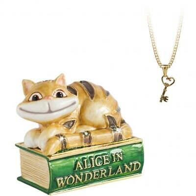 Arora Design Trinket Box Hidden Treasures Alice In Wonderland Cheshire Cat