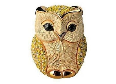 De Rosa: Rinconada Figurine - Confetti Design: Cream Owl